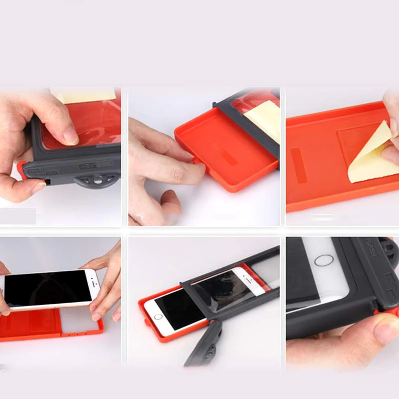 Universal Waterproof Phone Case IPX8 Cellphone Dry Bag for Vacation