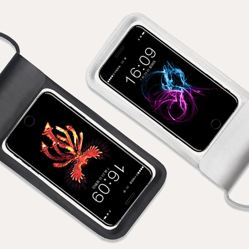 Universal IPX8 Waterproof Sandproof Phone Bag Phone Pouch Underwater Case