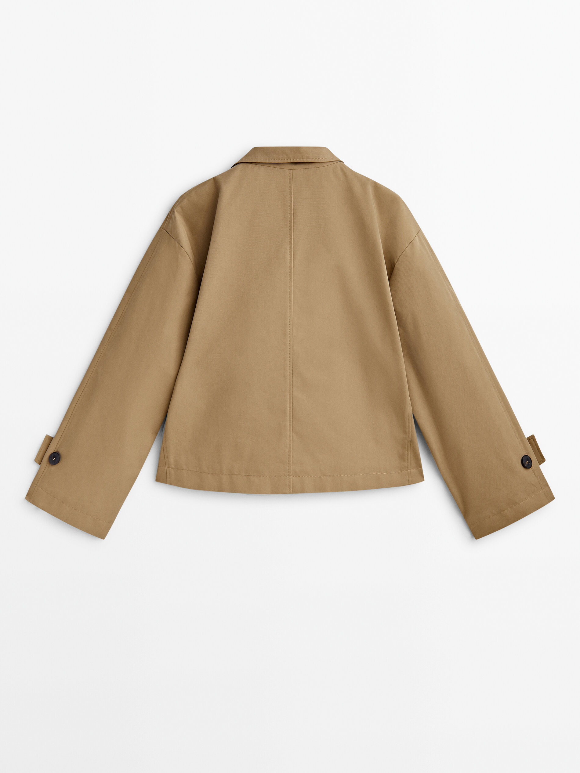 Chaqueta corta detalle contraste - CAMEL