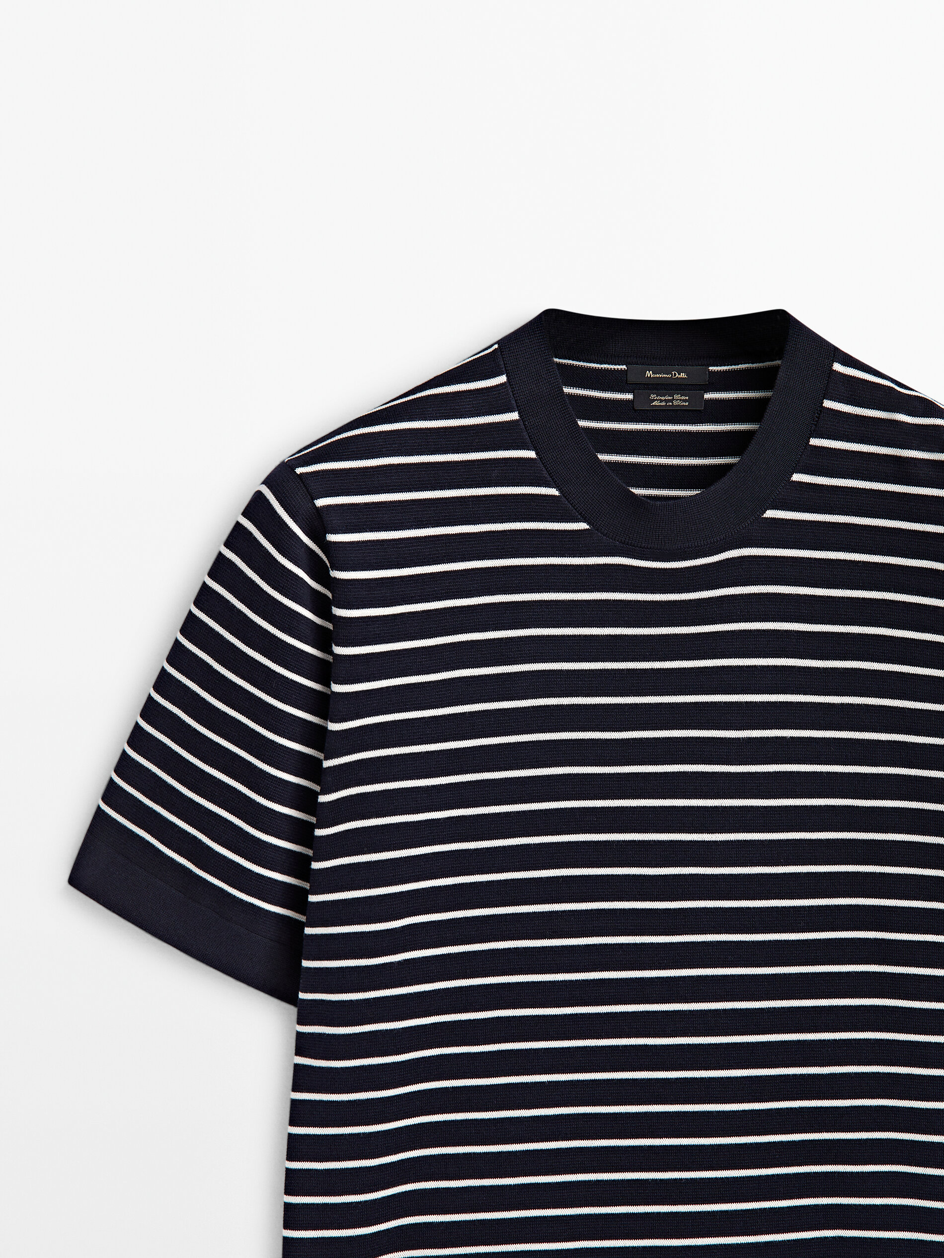 Jersey punto milano rayas - AZUL MARINO