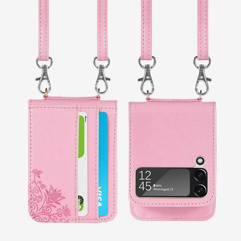 Samsung Galaxy Z Flip 3 Phone Case Crossbody Phone Bag Wallet