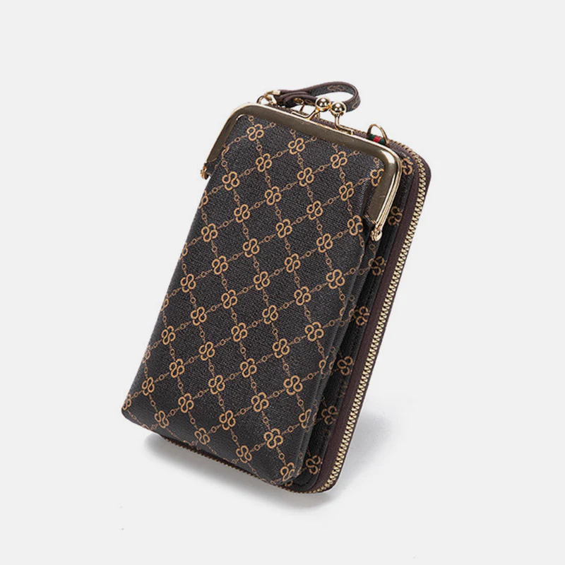 Small Crossbody Phone Bag Lightweight PU Leather Shoulder Purses Clutch Wallet