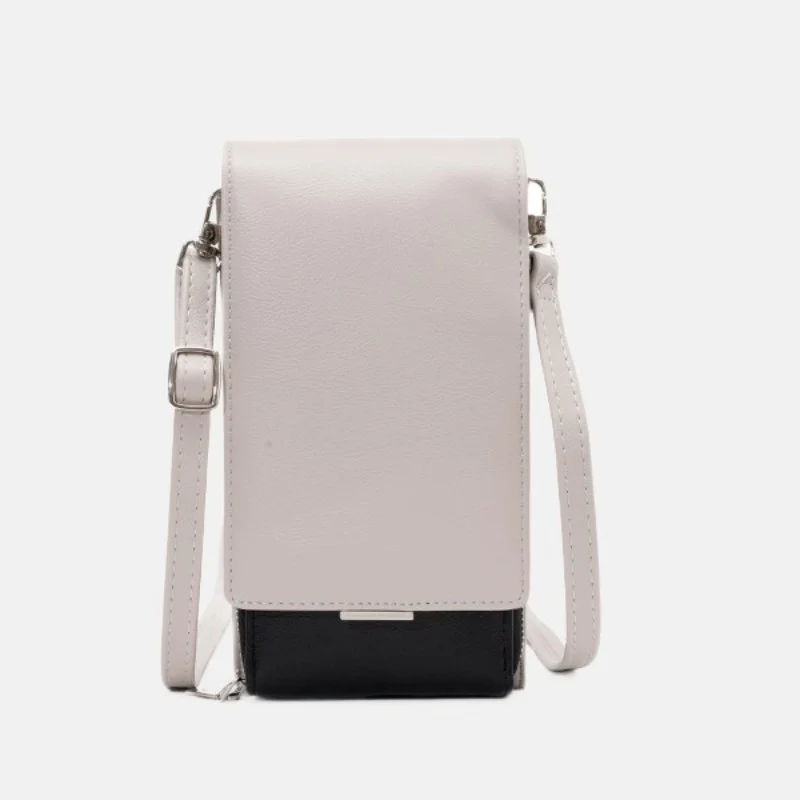 Small Cell Phone Purse Mini PU Crossbody Bag Wallet with Card Slot