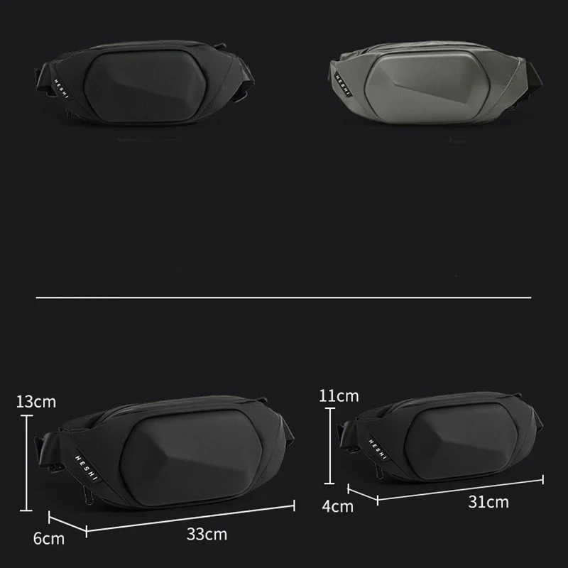 Waterproof Multi-Compartment Waist Bag