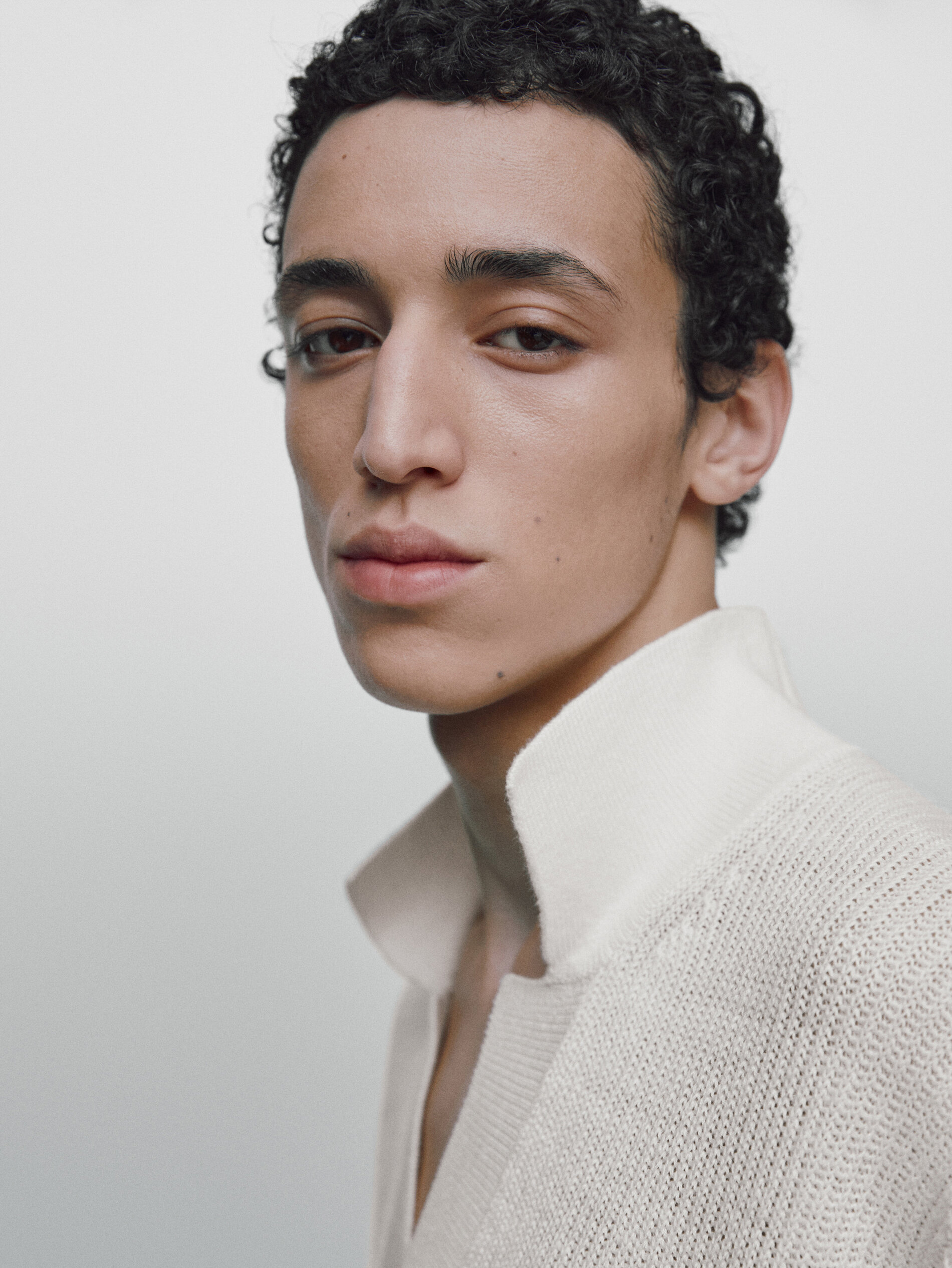 Jersey punto estructura cuello polo Limited edition - CRUDO