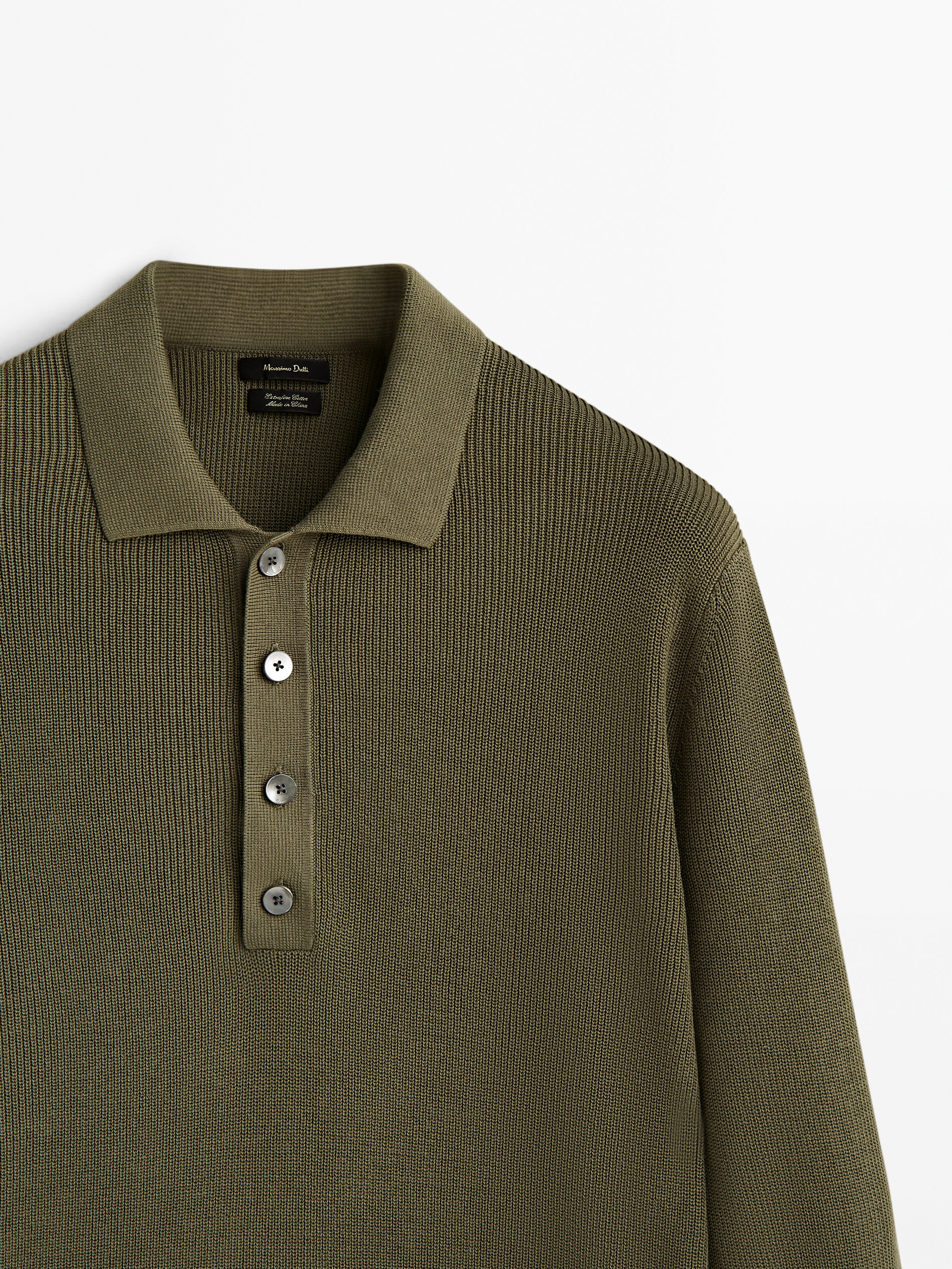 Jersey polo estructura algodon - KAKI CLARO