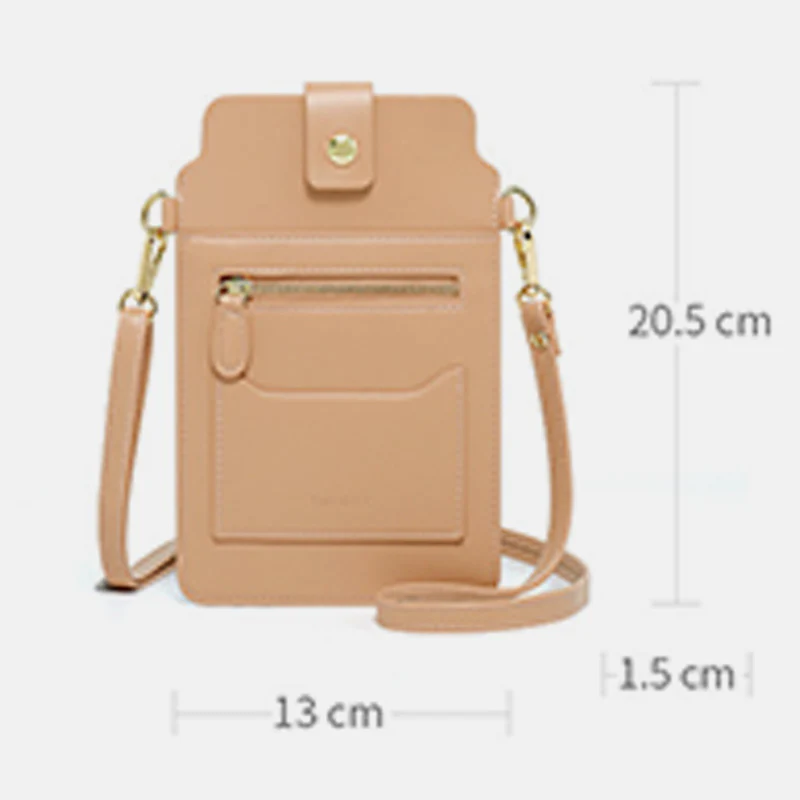 Elegant CrossbodyPhone Bag With Touch Screen