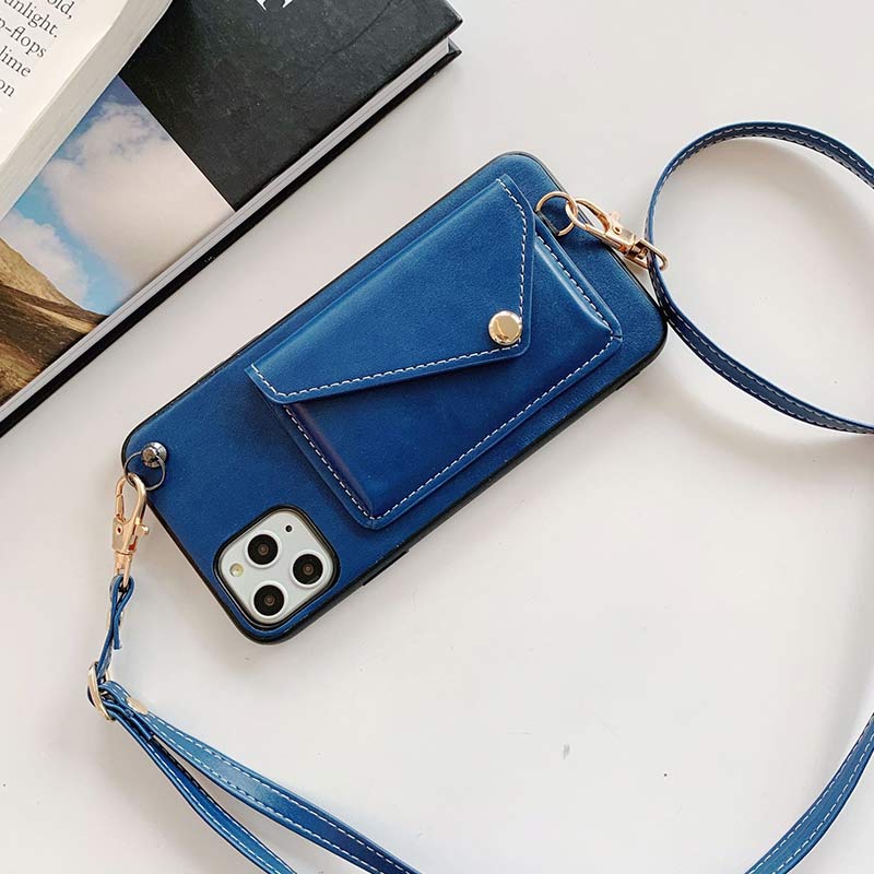 Wallet Crossbody for iPhone PU Phone Case Phone Bag with Credit Card Holder