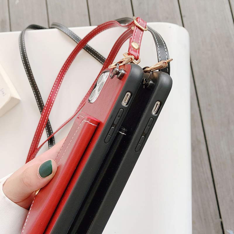 Wallet Crossbody for iPhone PU Phone Case Phone Bag with Credit Card Holder