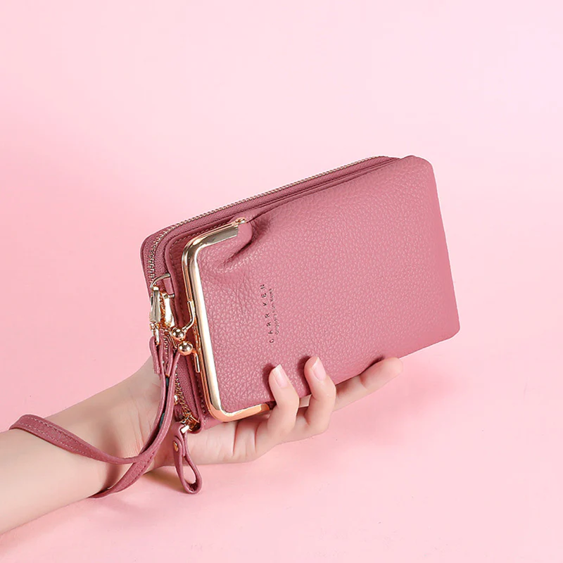 Multifunctional Kiss-Lock Crossbody Phone Bag(Buy 2 Get 15% Off,CODE:B2)