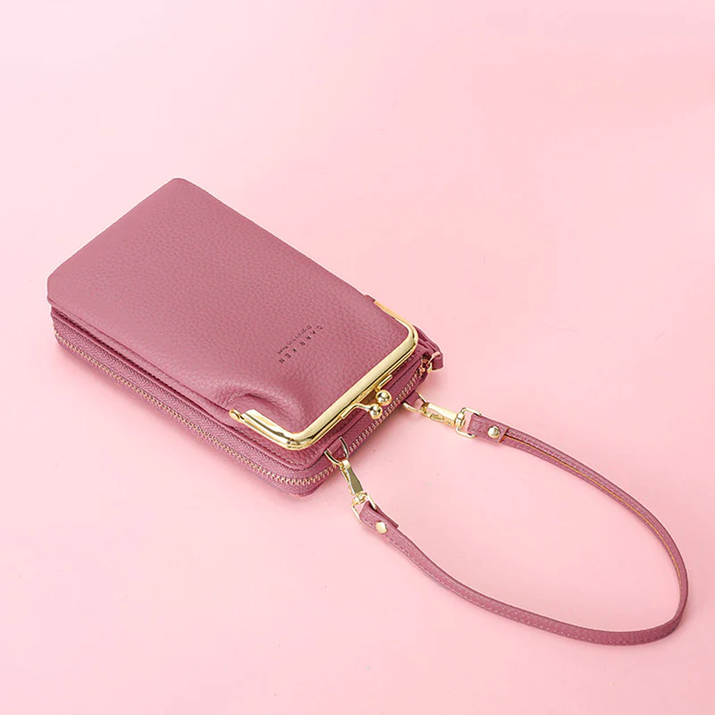 Multifunctional Kiss-Lock Crossbody Phone Bag(Buy 2 Get 15% Off,CODE:B2)