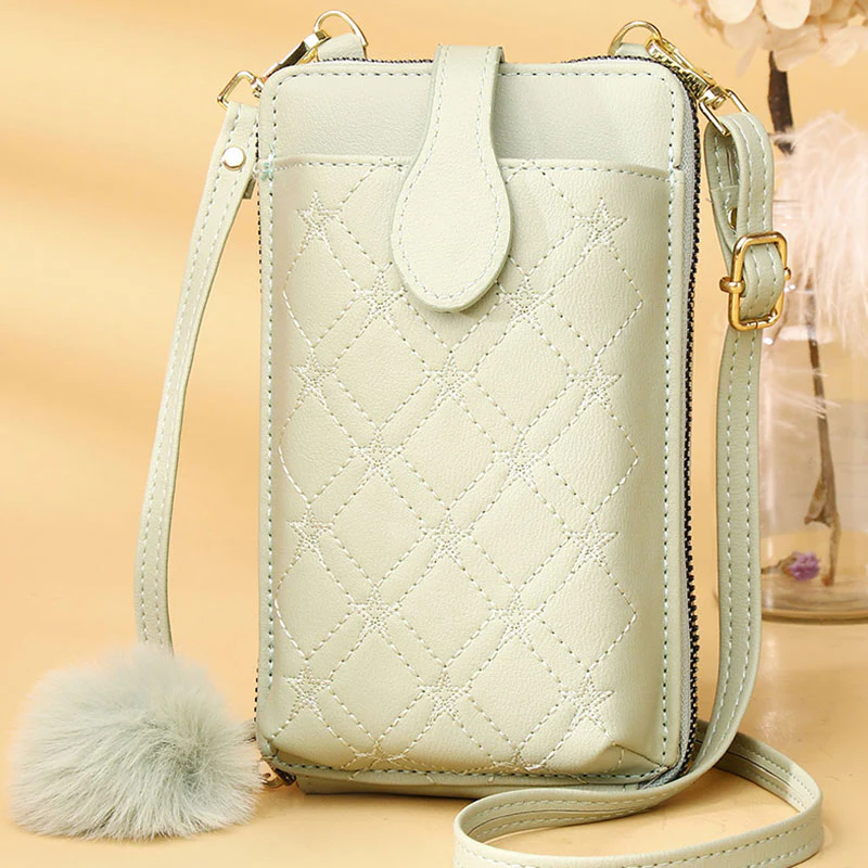 Multifunctional Elegant Embroidery Phone Bag Crossbody Bag