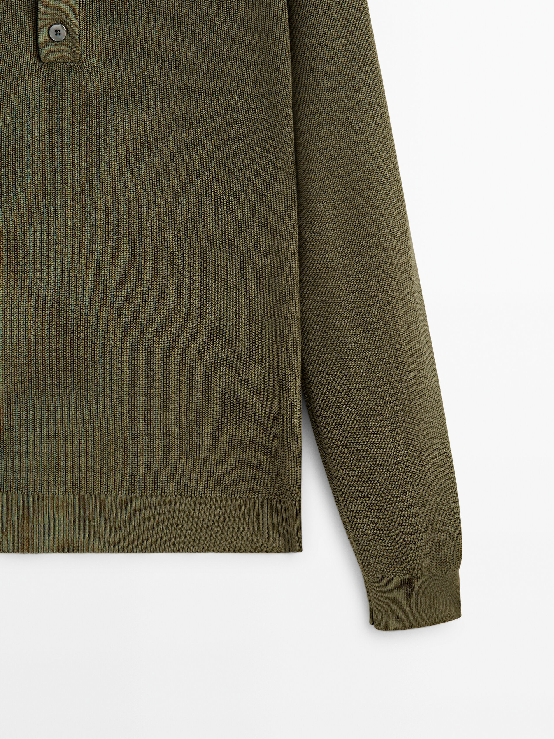 Jersey polo estructura algodon - KAKI CLARO