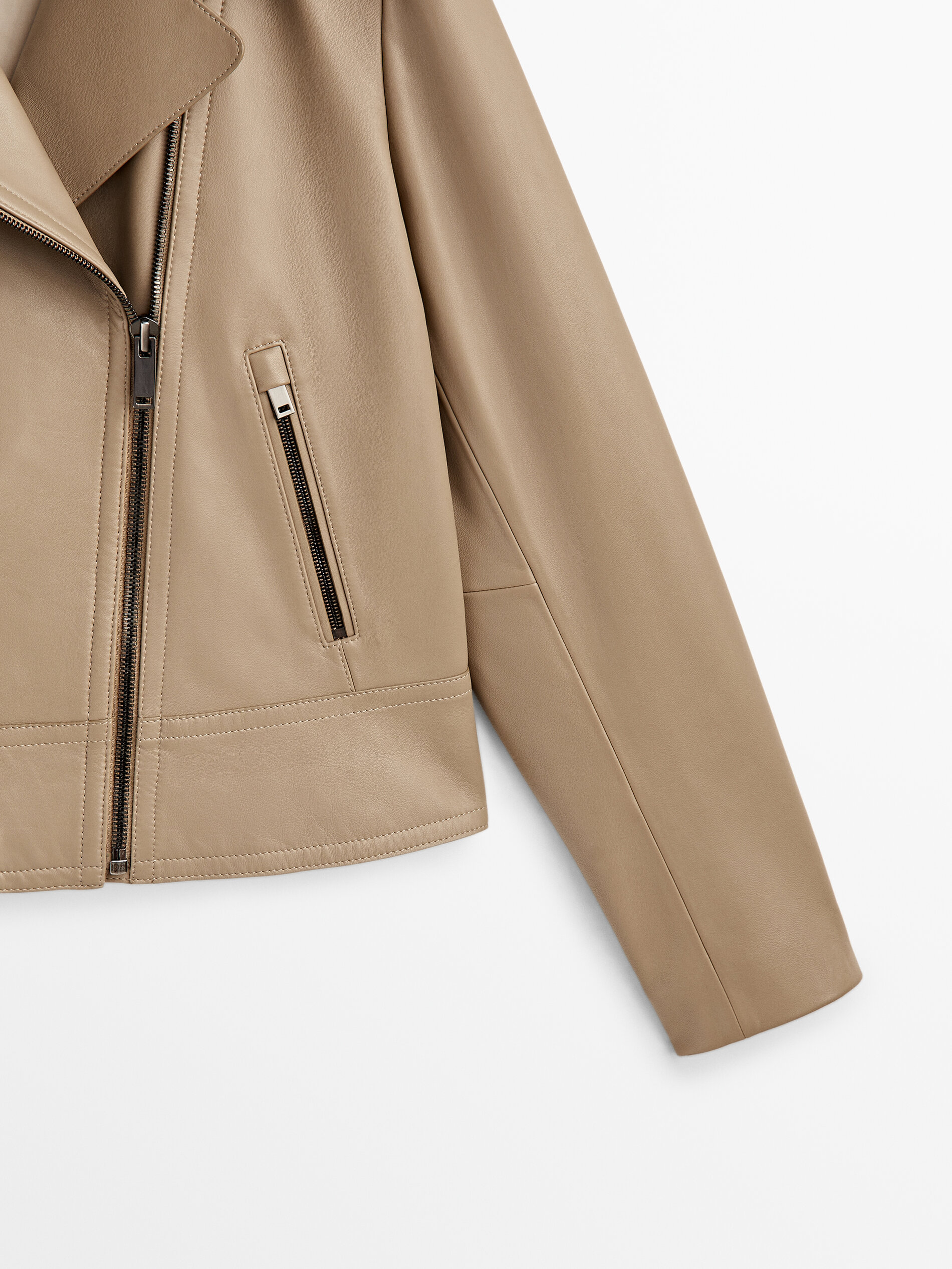 Chaqueta biker piel napa - ARENA