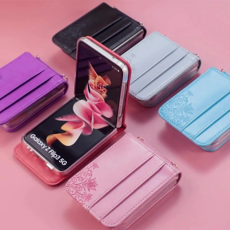Samsung Galaxy Z Flip 3 Phone Case Crossbody Phone Bag Wallet