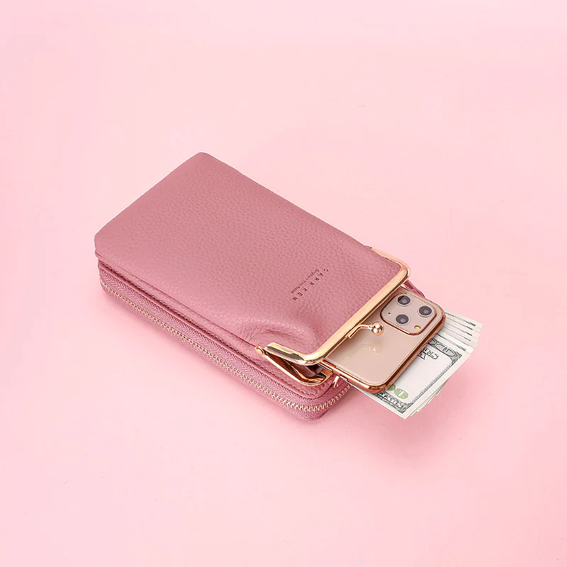 Multifunctional Kiss-Lock Crossbody Phone Bag(Buy 2 Get 15% Off,CODE:B2)