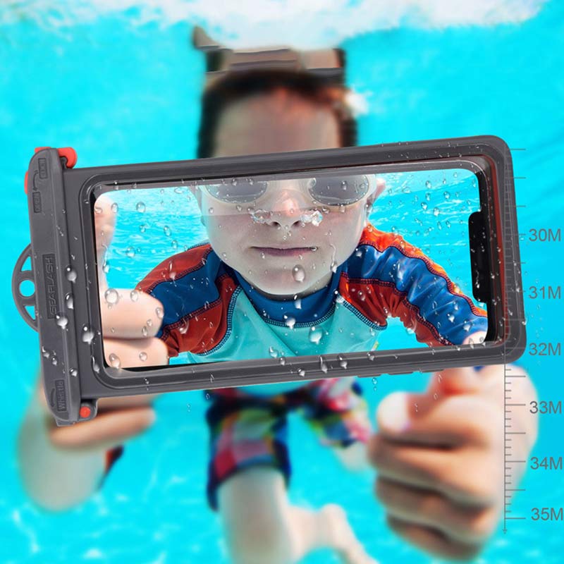 Universal Waterproof Phone Case IPX8 Cellphone Dry Bag for Vacation