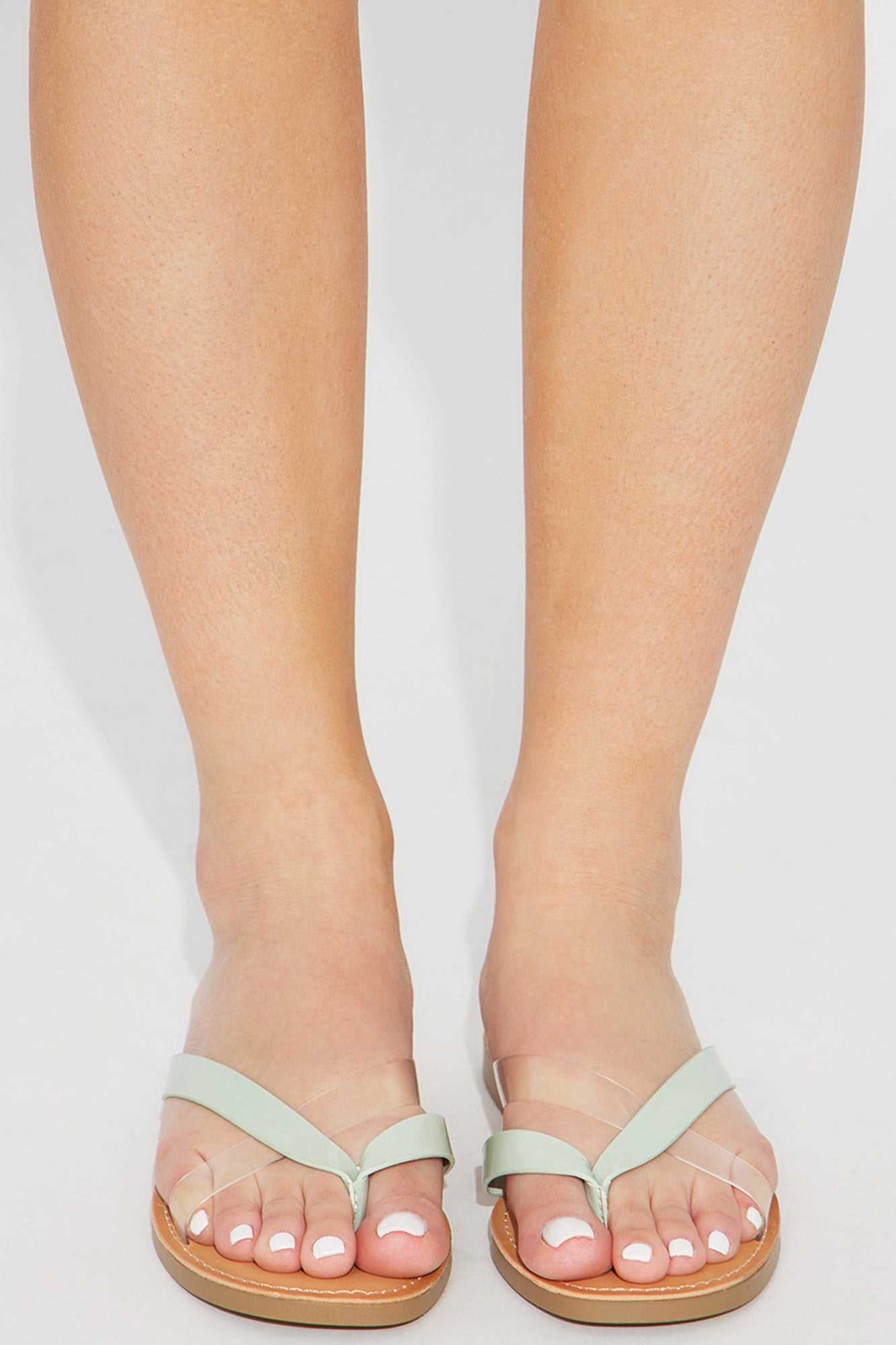 Madilyn Strappy Flip Flops   Mint