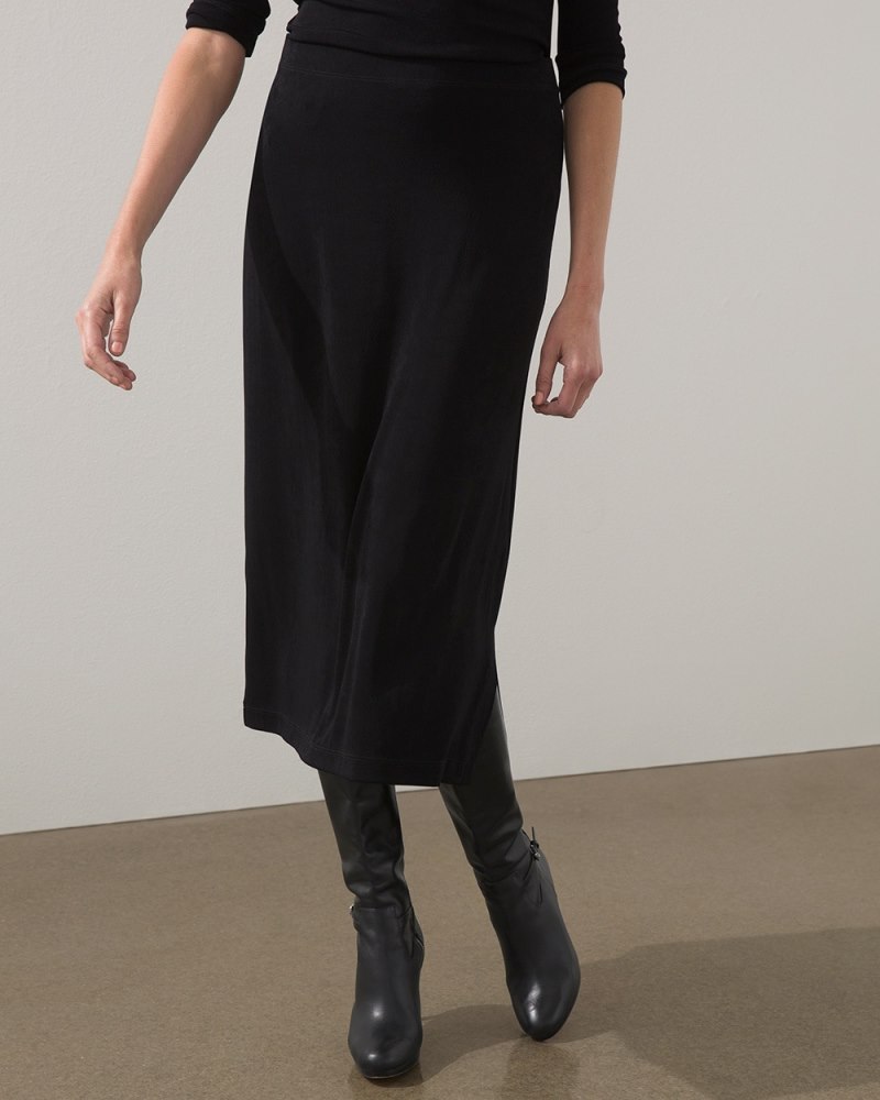 Travelers Midi Skirt Travelers Black