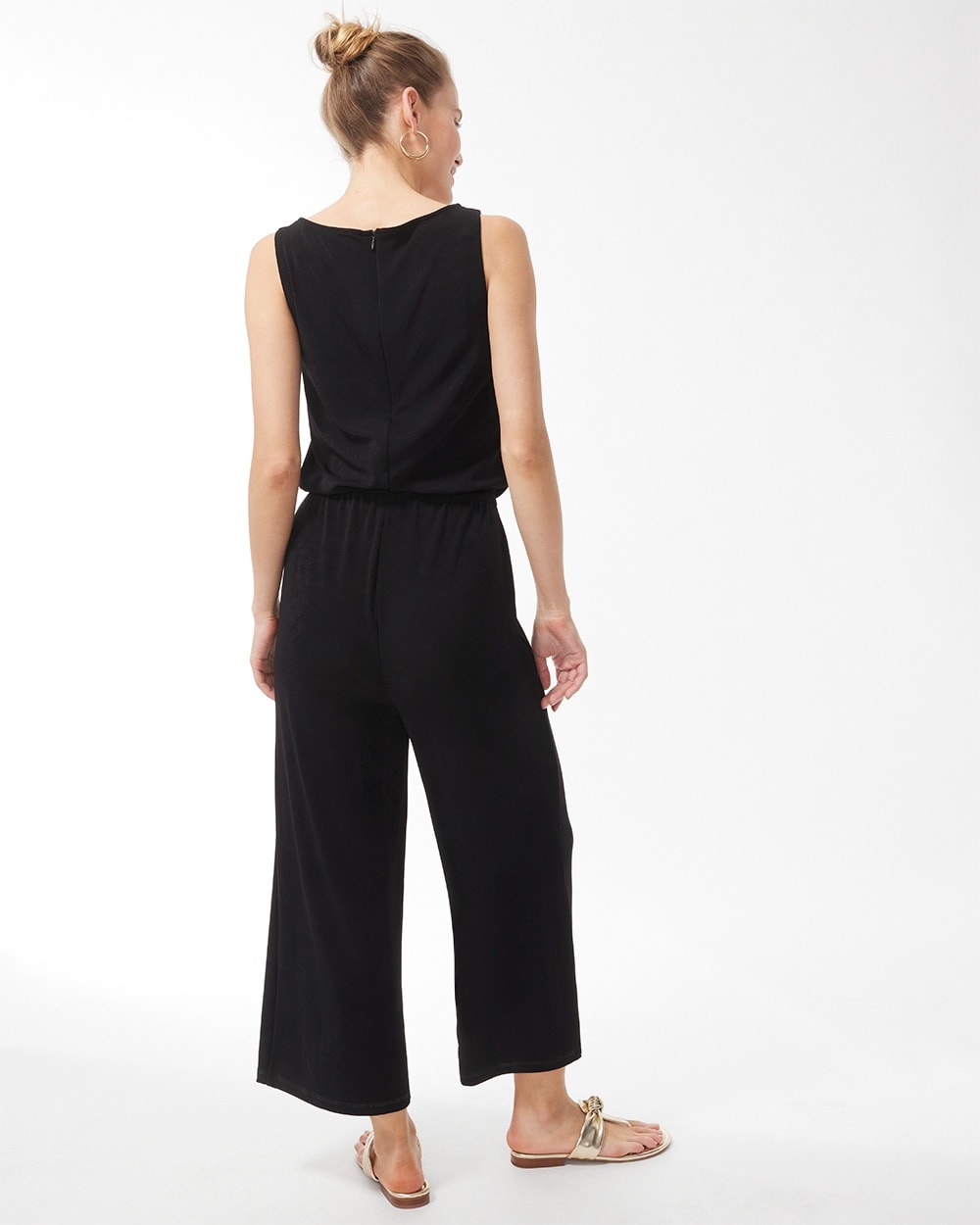Travelers Tie Waist Jumpsuit Travelers Black