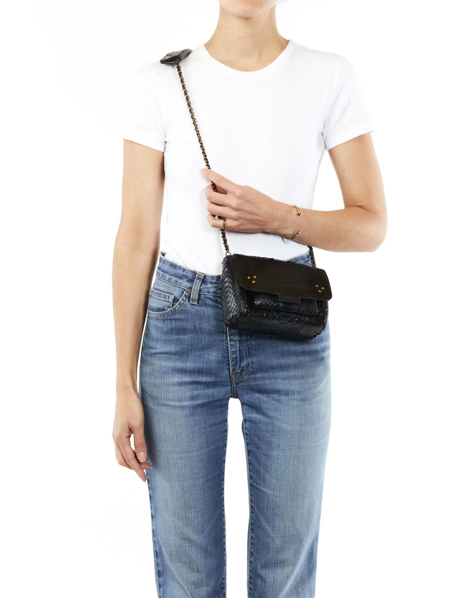 JEROME DREYFUSS - Lulu S Python - Noir