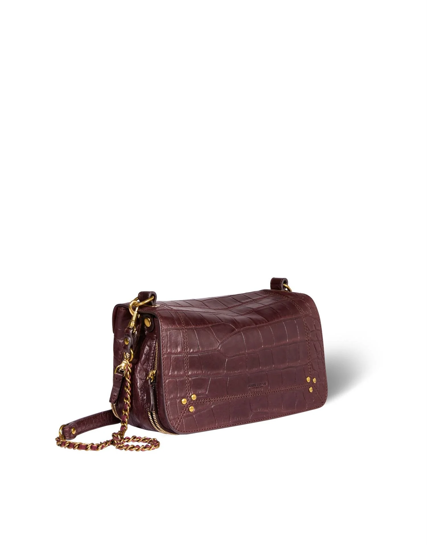 JEROME DREYFUSS - Bobi - Croco Aubergine