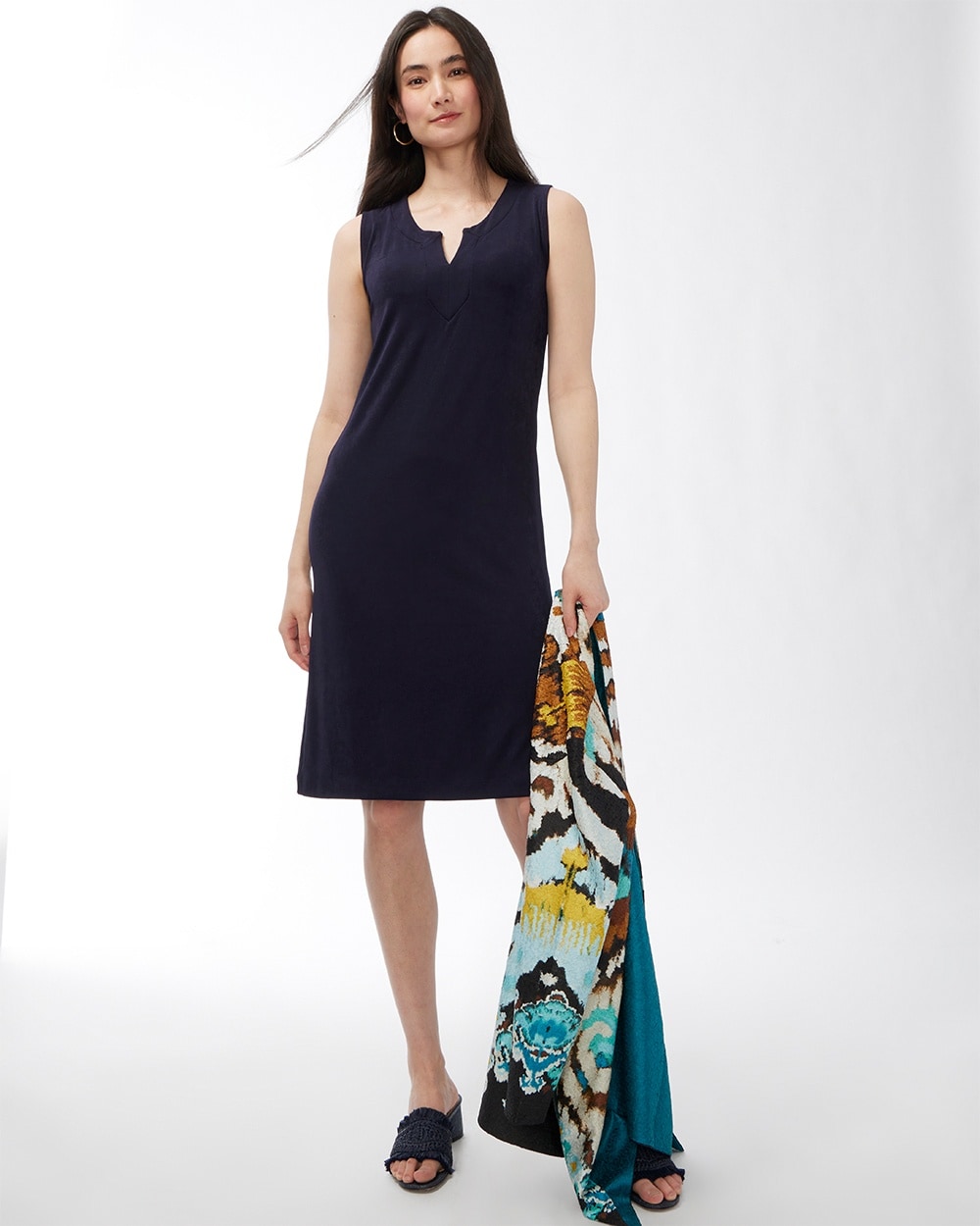 Travelers Classic Kaftan Dress Travelers India Ink