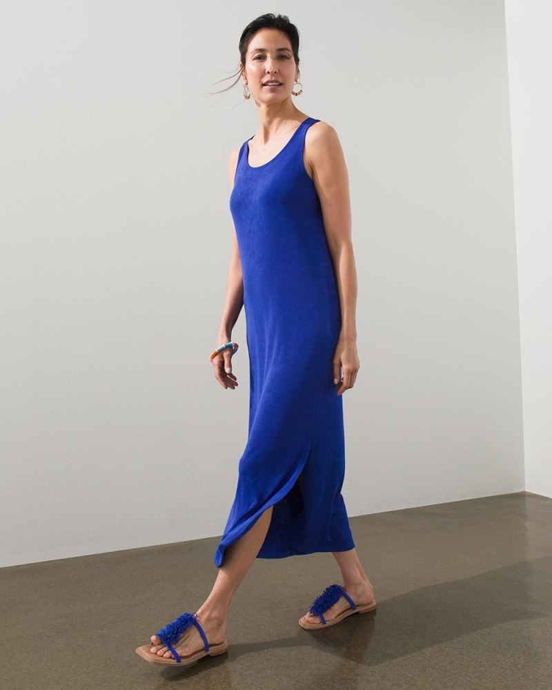 Travelers Classic Tank Dress Seafaring Blue