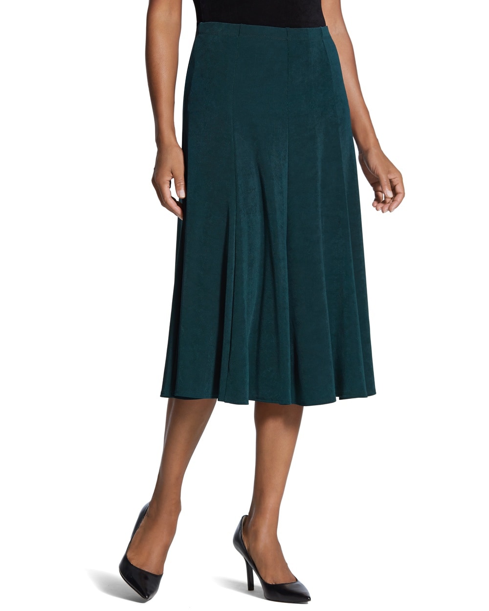 Travelers Classic Jordana Skirt Jade Green