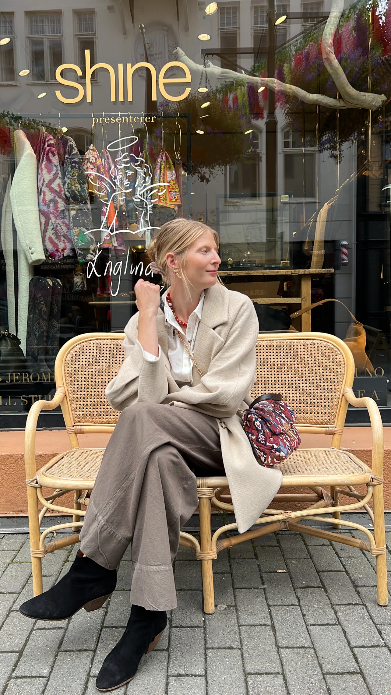 VANESSA BRUNO - Moon Bag Cotton - Multicolour