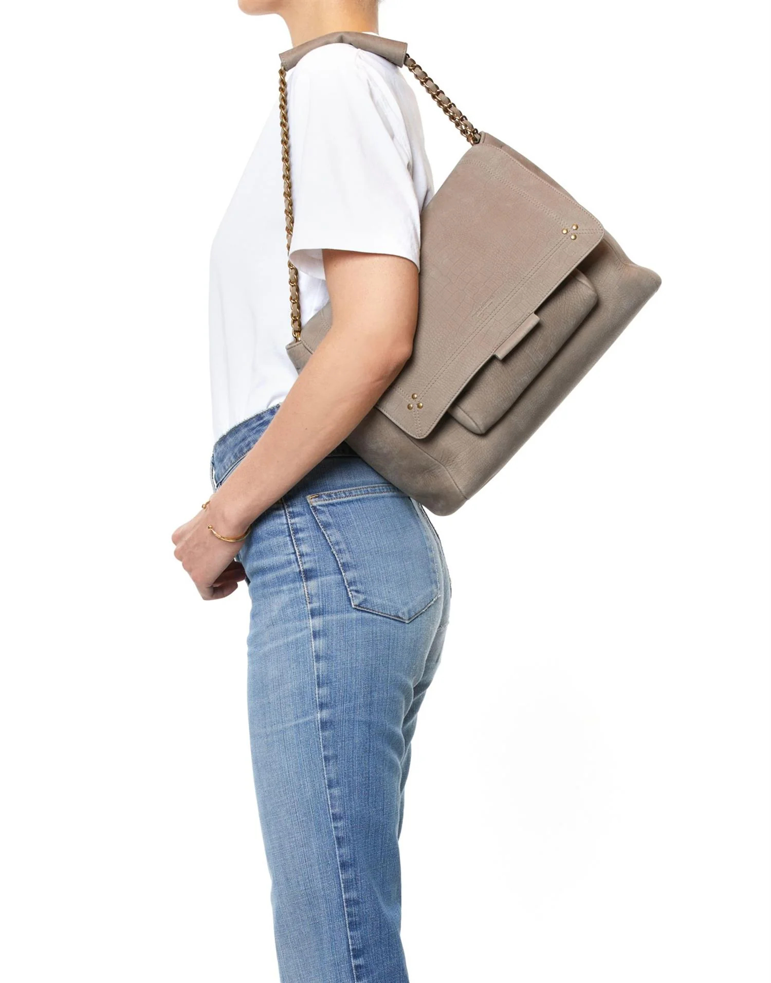 JEROME DREYFUSS - Lulu XL - Croco Stone