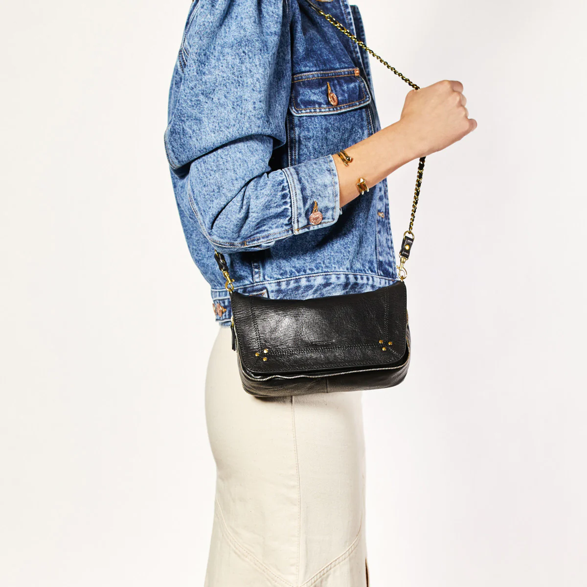 JEROME DREYFUSS - Bobi S - Noir Goatskin