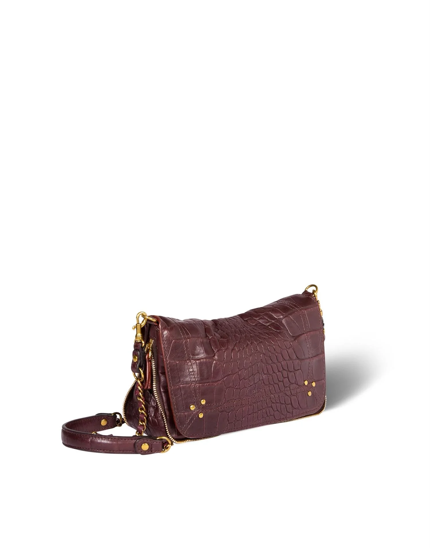 JEROME DREYFUSS - Bobi S - Croco Aubergine