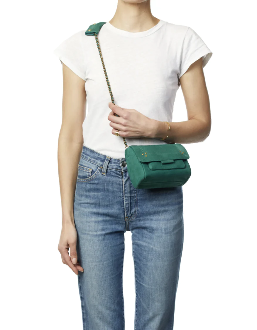 JEROME DREYFUSS - Lulu S - Imprim�� Croco Emeraude