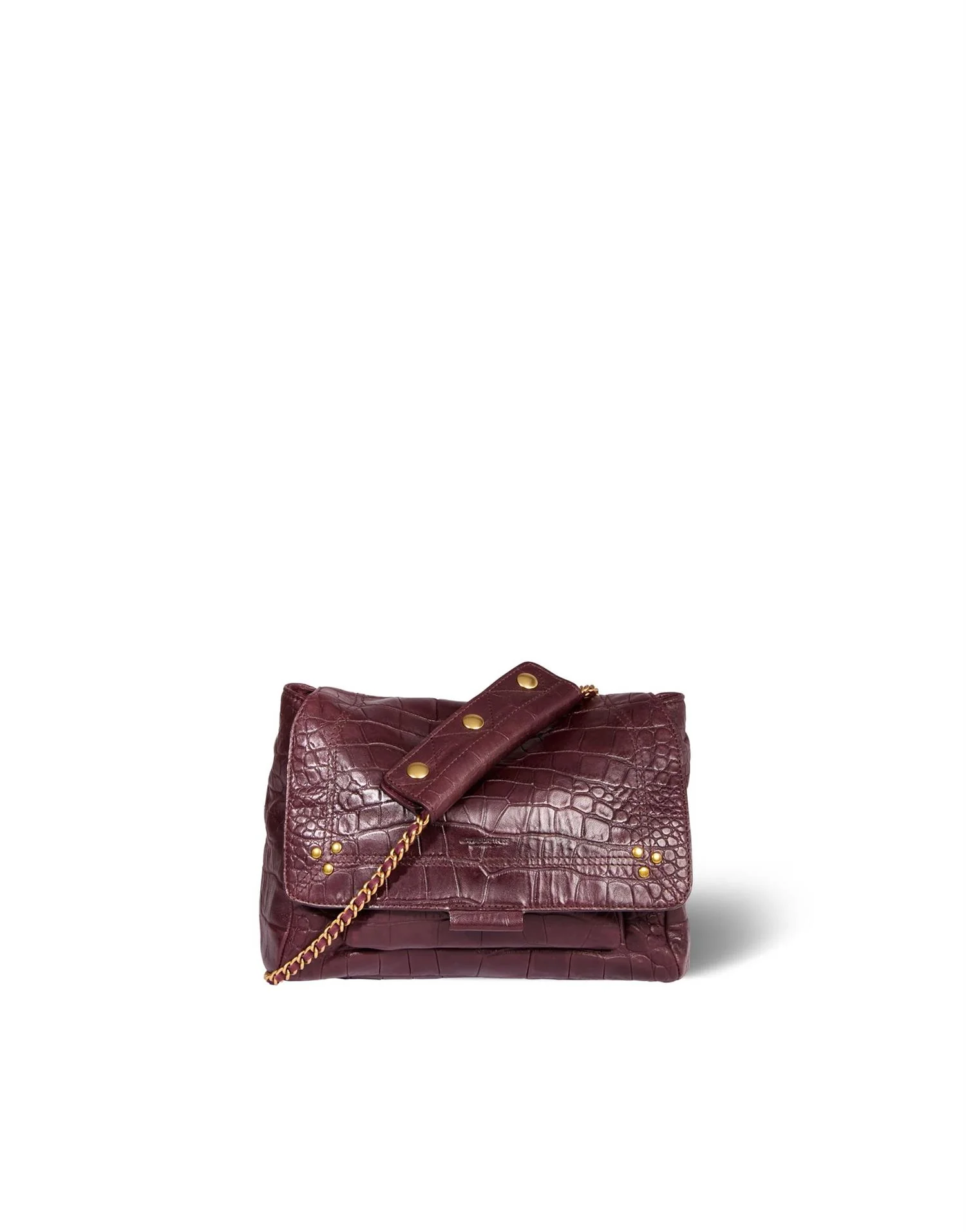 JEROME DREYFUSS - Lulu M - Croco Aubergine