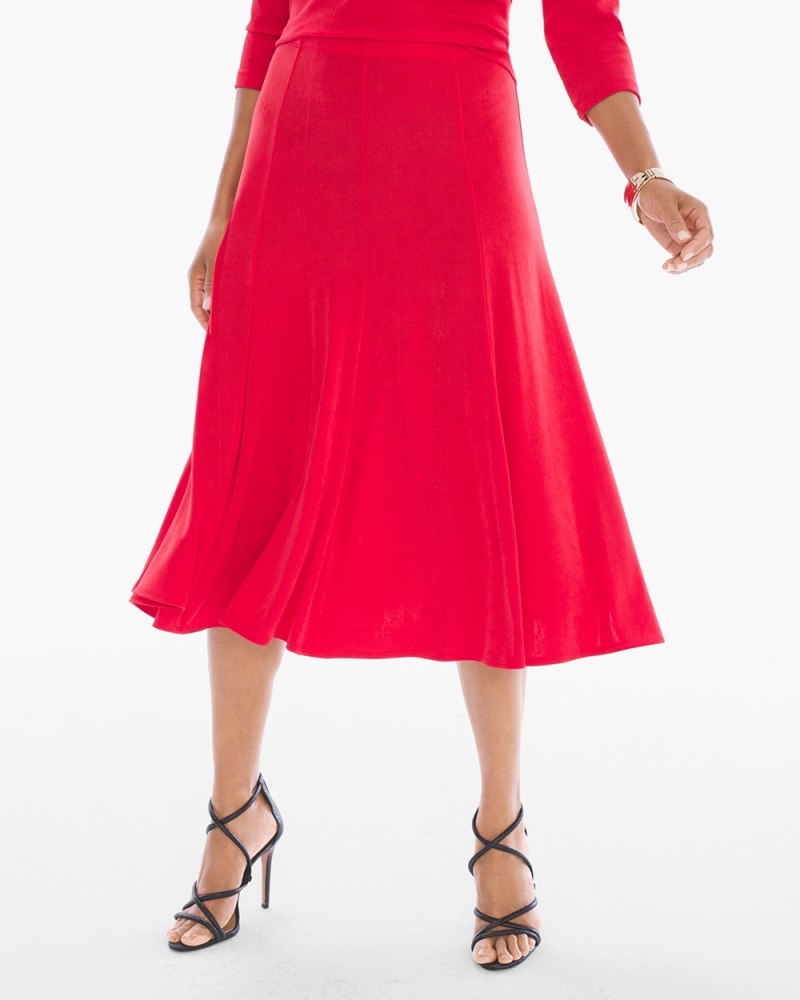 Travelers Classic Jordana Skirt Chinese Red