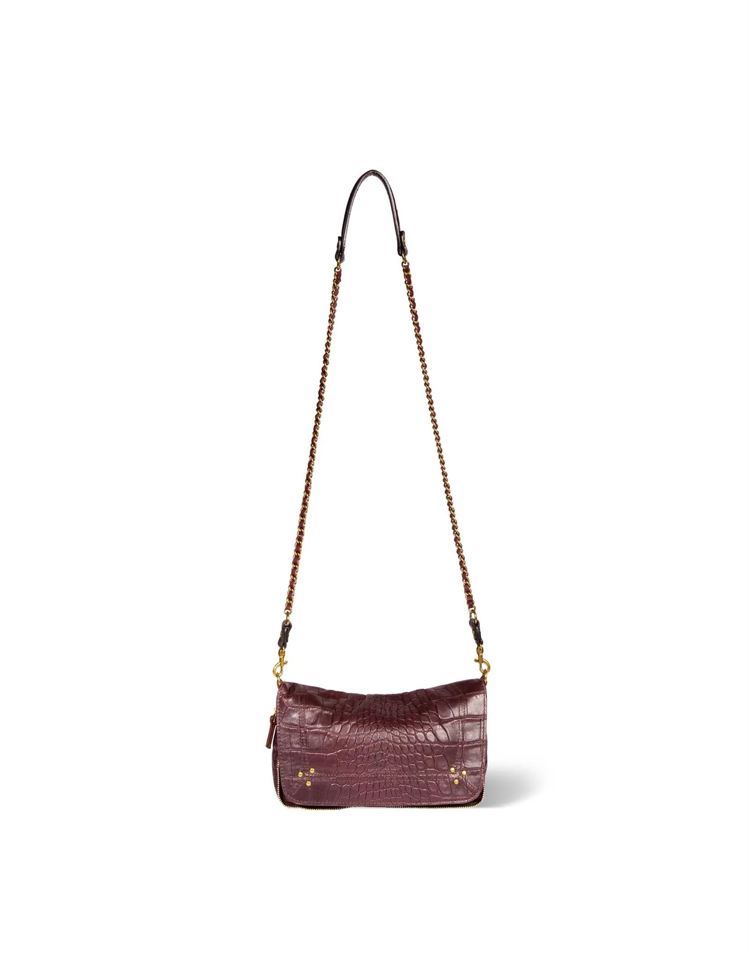 JEROME DREYFUSS - Bobi S - Croco Aubergine