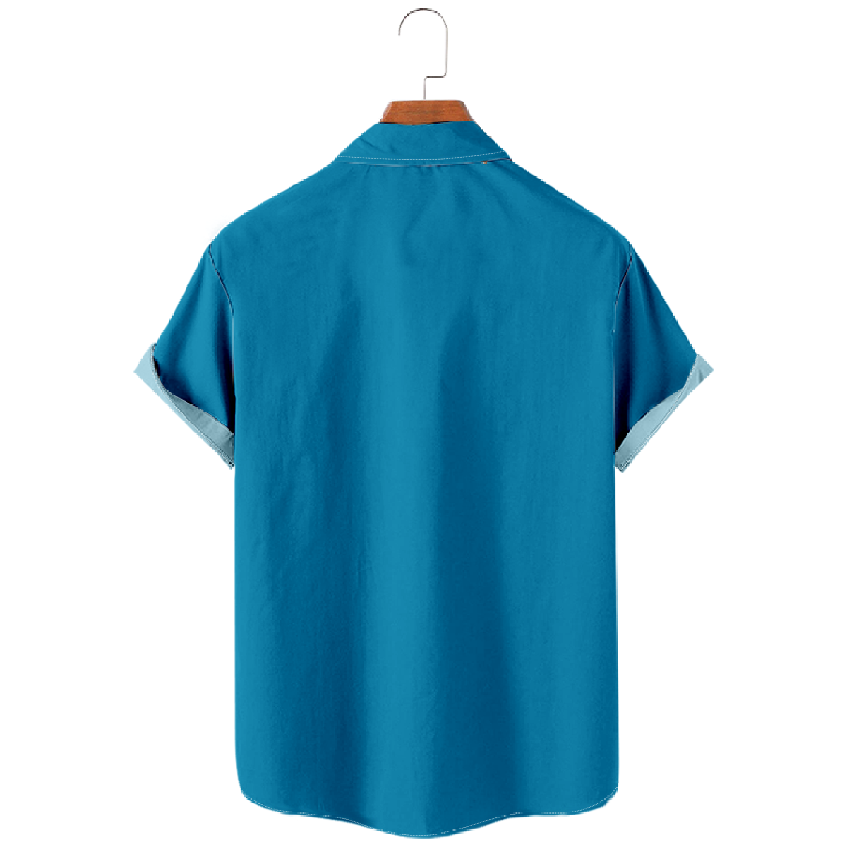 Double Seagulls Print Hawaiian Button Up Shirt Fashion Mens' Shirt Short Sleeve Regular Fit