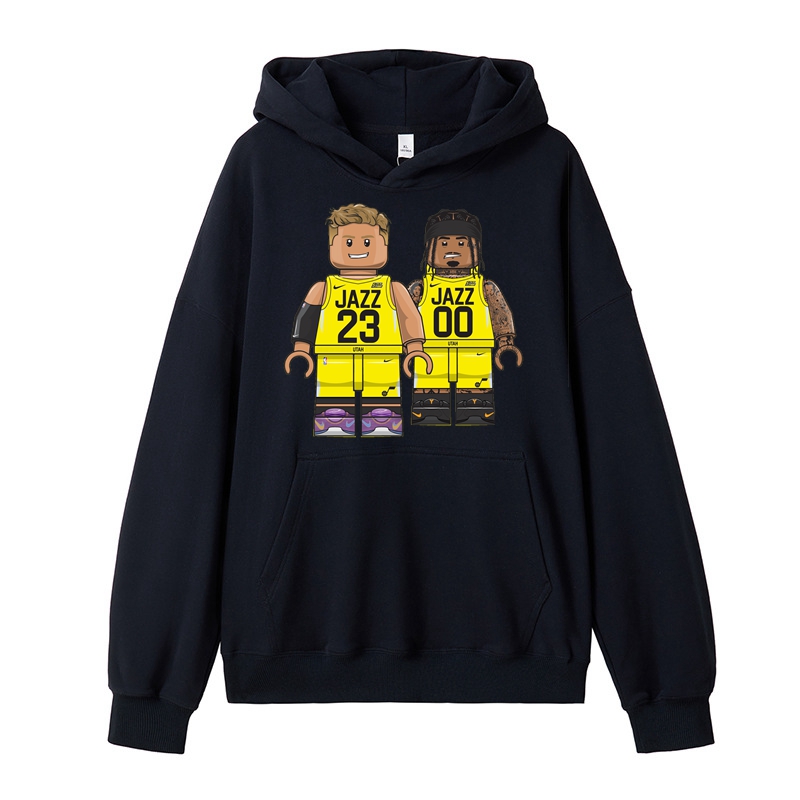 Men's Basketball Hoodie Utah Basketball Team Hoodie Cotton Made Regular Fit