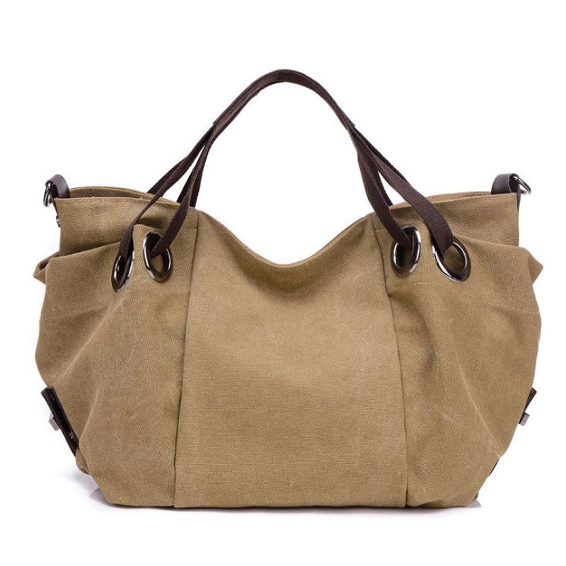 Women's Canvas Hobo Top-handle Bag Crossbody Shoulder Bag Tote Bag