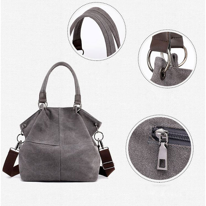 Canvas Handbags Tote Shoulder Bags Hobos Crossbody Purse for Women Top Handle Handbags