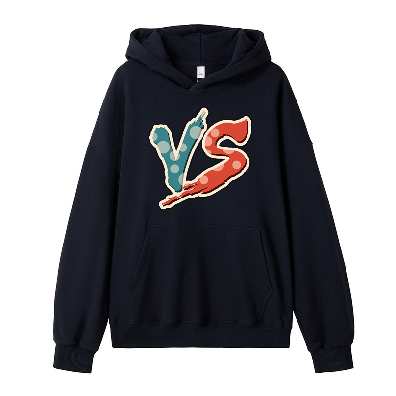 VS Hoodie Versus Hoodie for Men Cotton Hoodie VS Letter Print Tops