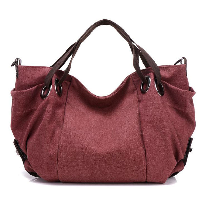 Women's Canvas Hobo Top-handle Bag Crossbody Shoulder Bag Tote Bag