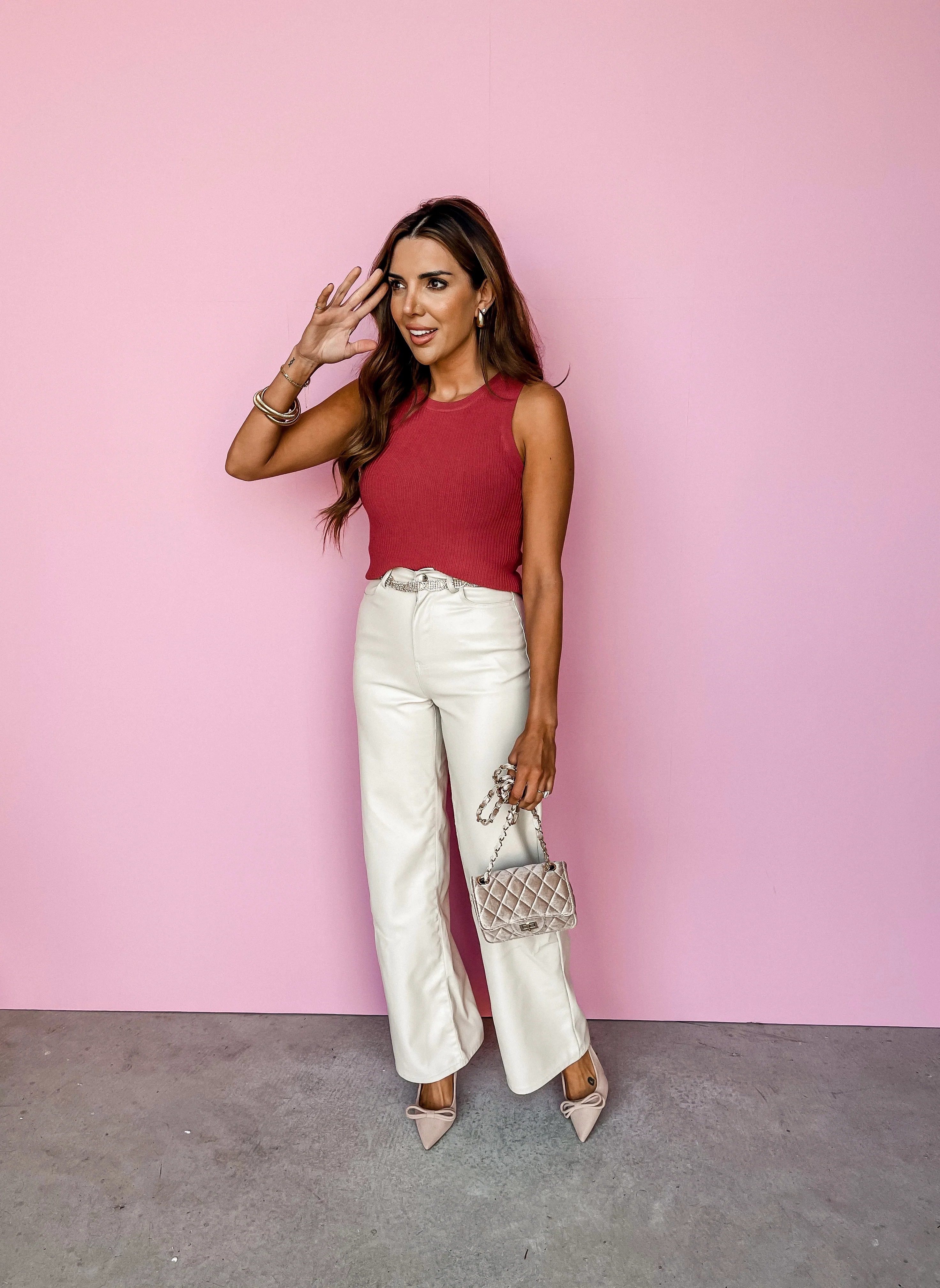 [Another Love] Cora Sleeveless Ribbed Tank-Cedar