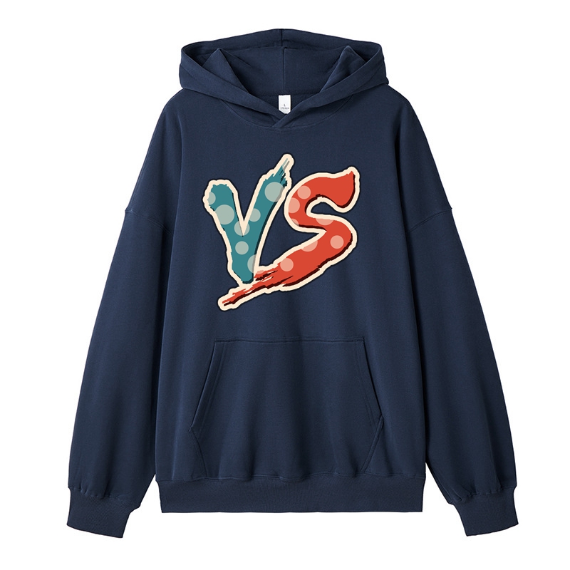VS Hoodie Versus Hoodie for Men Cotton Hoodie VS Letter Print Tops