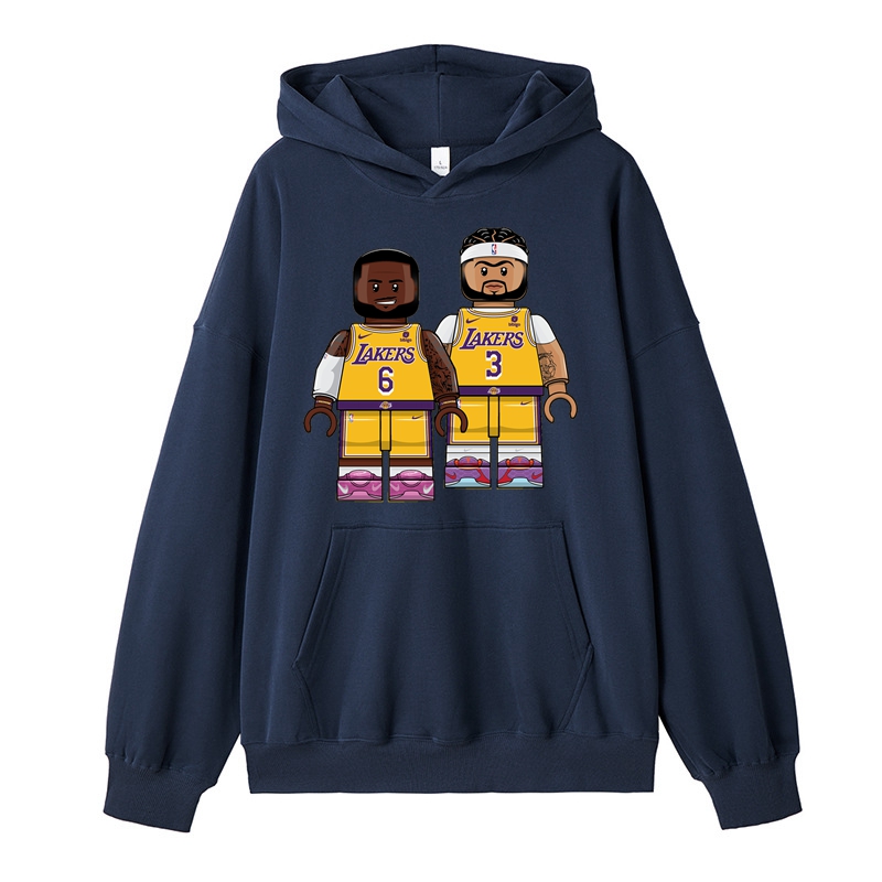 Los Angeles Basketball Hoodie Men's Basketball Team Hoodie Cotton Hoodie
