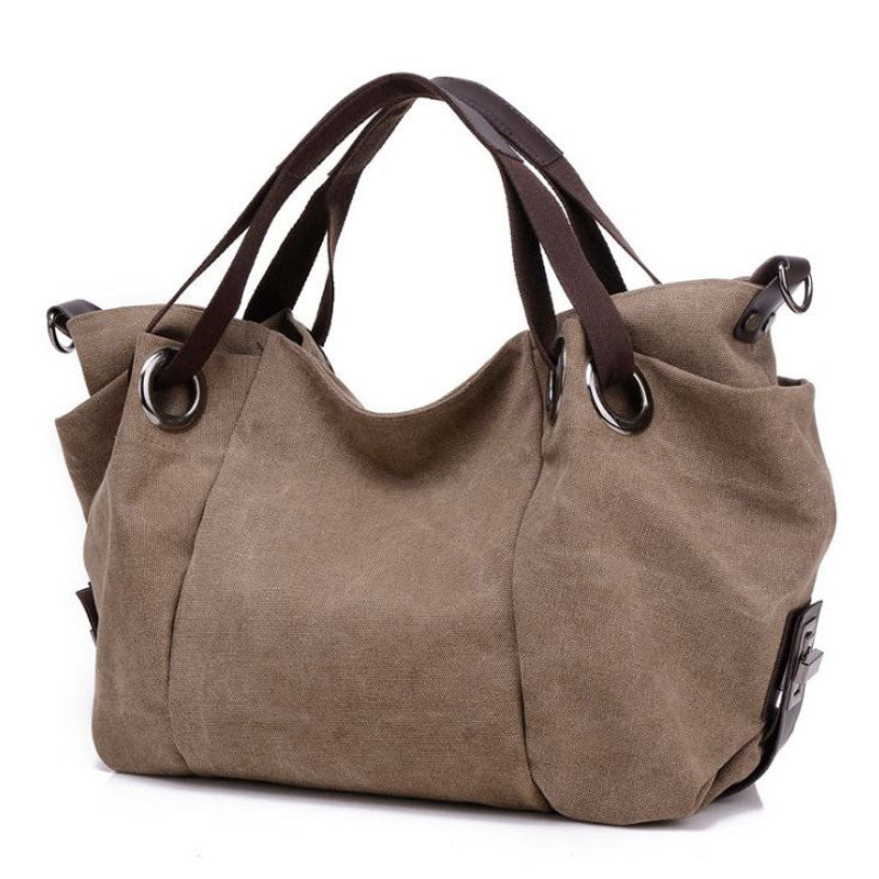 Women's Canvas Hobo Top-handle Bag Crossbody Shoulder Bag Tote Bag