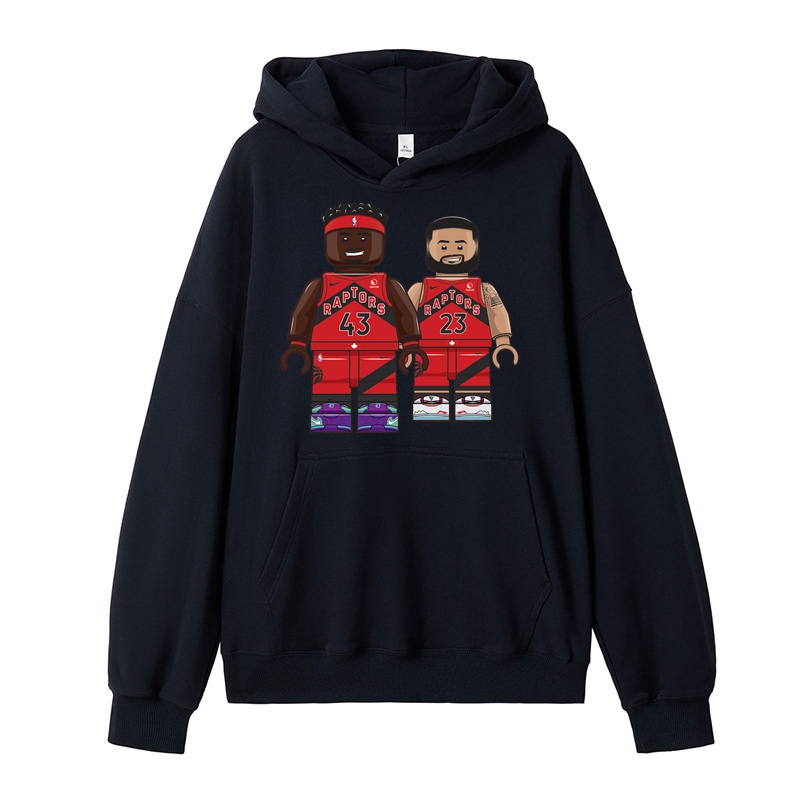 Toronto Basketball Hoodie Men's Professional Basketball Team Hoodie Cotton Hoodie