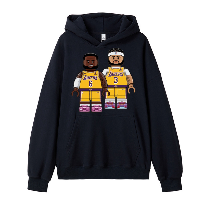 Los Angeles Basketball Hoodie Men's Basketball Team Hoodie Cotton Hoodie