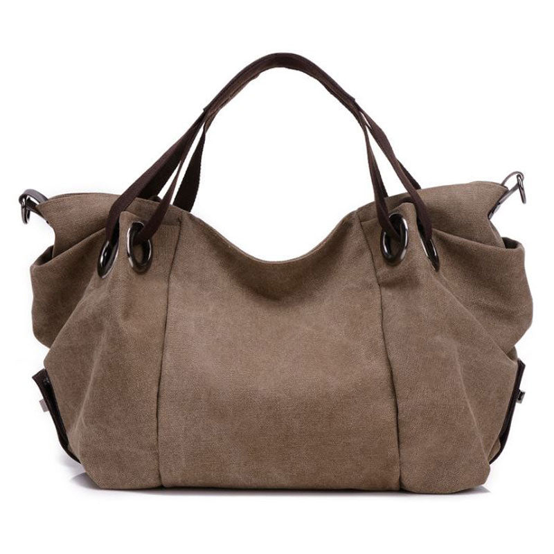 Women's Canvas Hobo Top-handle Bag Crossbody Shoulder Bag Tote Bag